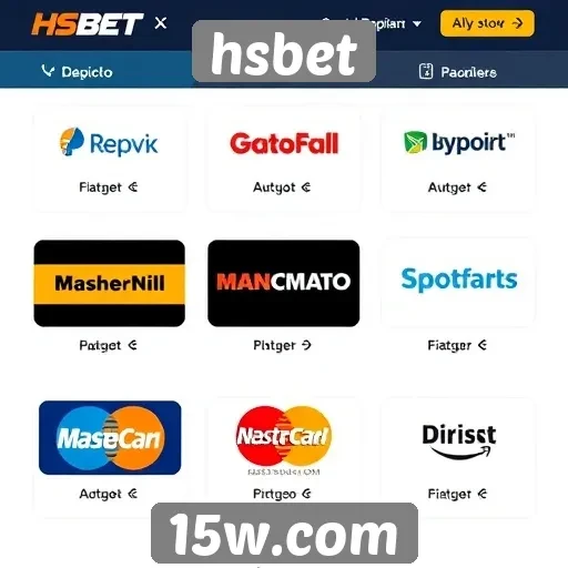 Métodos de pagamentos disponíveis no hsbet